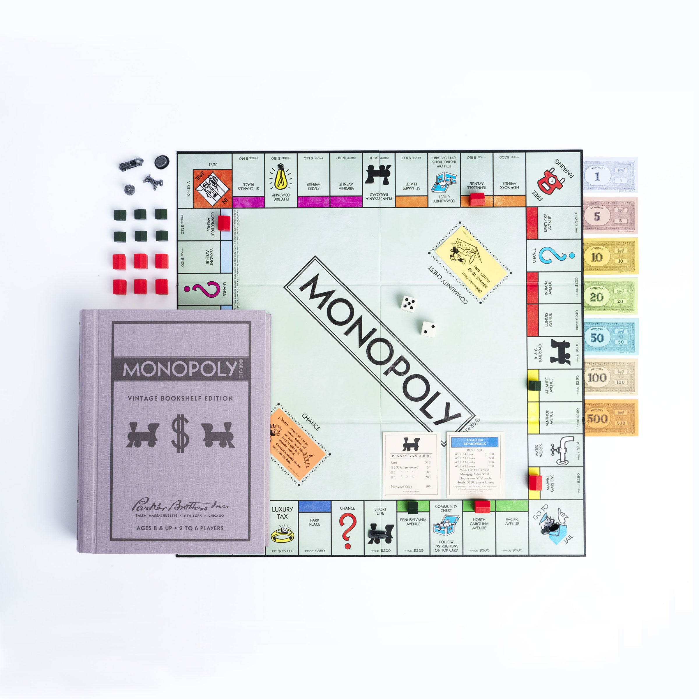 Monopoly Vintage Bookshelf Edition Piecework Puzzles