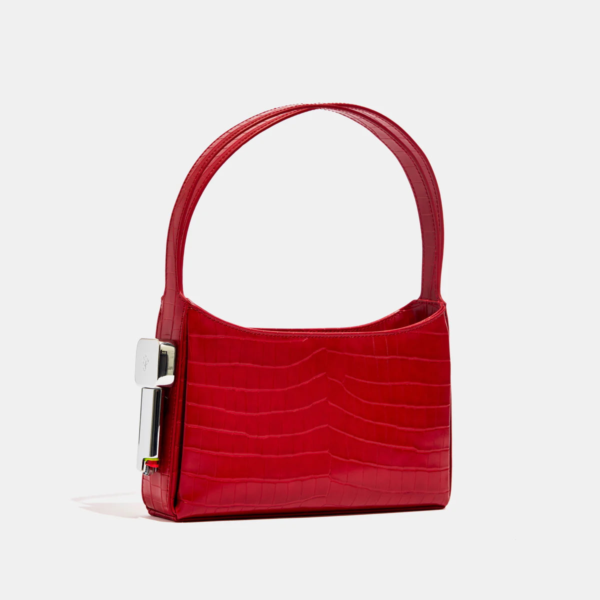 Burn Shoulder Bag in Red Croc – Piecework
