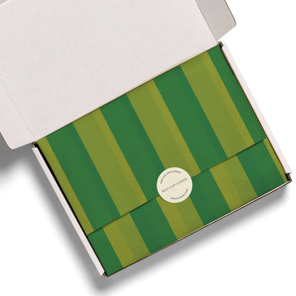 Green Striped Tissue Paper