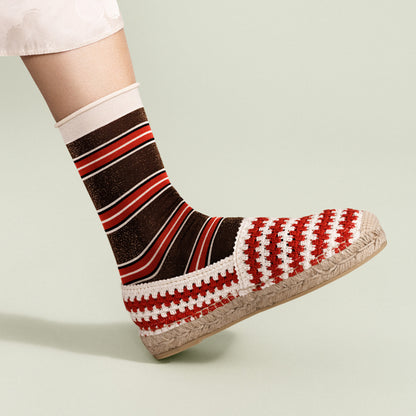 70's Stripe Crew Sock