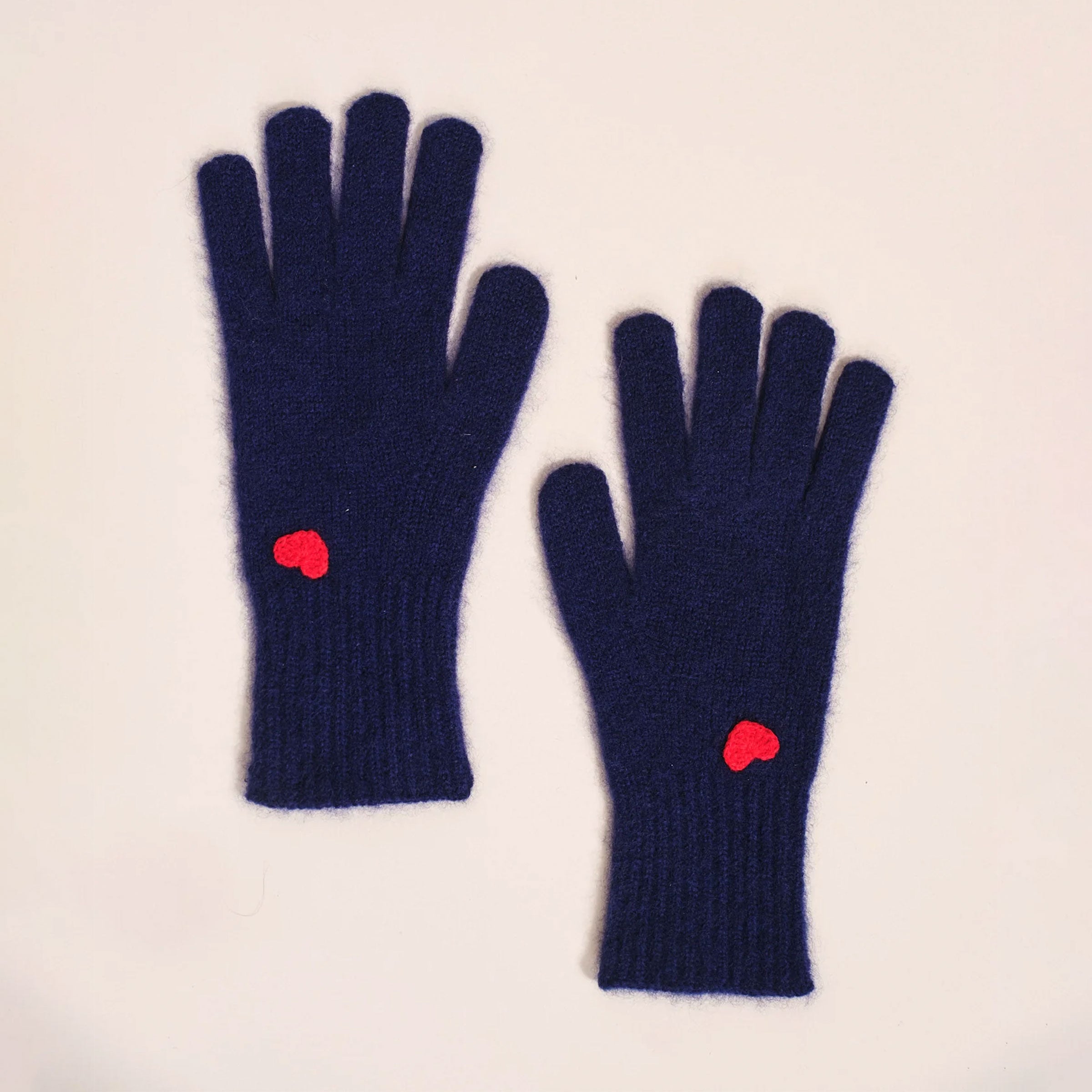 手袋 JILLSTUART HEART WOOL CASHMERE FINGERHOLE GLOVES BMH1096 Cashmere Heart Gloves – Piecework Puzzles