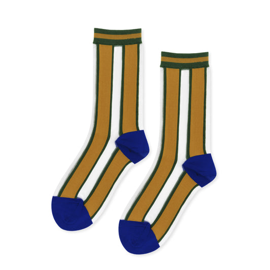 Sheer Stripe Nellie Crew Sock