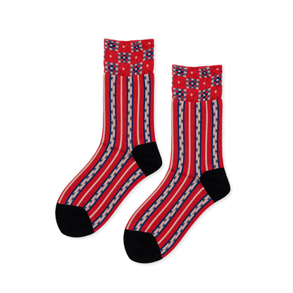 Cottage Taffy Crew Sock