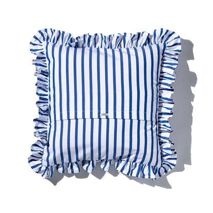 Shirt Fabric Ruffle Cushion Cover