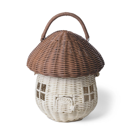 Mushroom House Basket