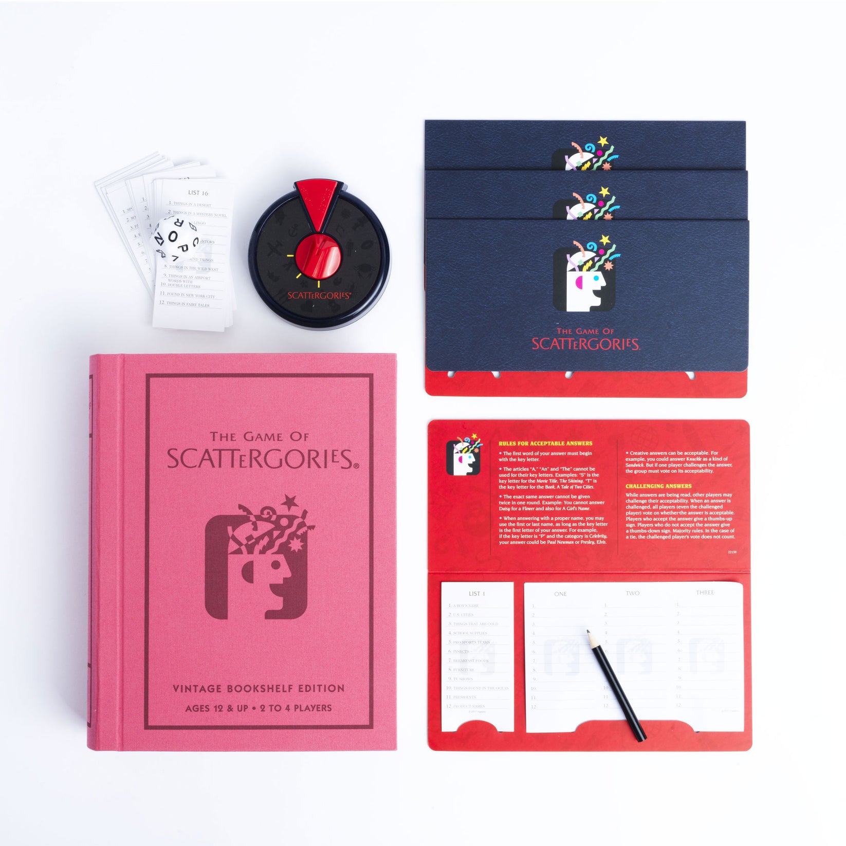 Scattergories Vintage Bookshelf Edition Piecework Puzzles