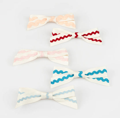 Ric Rac Bow Clips