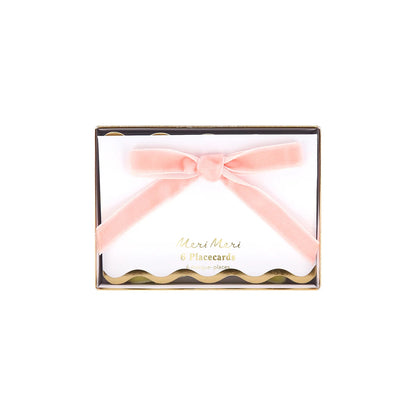 Velvet Bow Place Cards