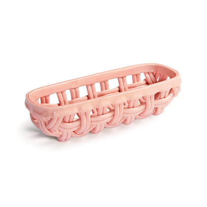 Pink Baguette Basket