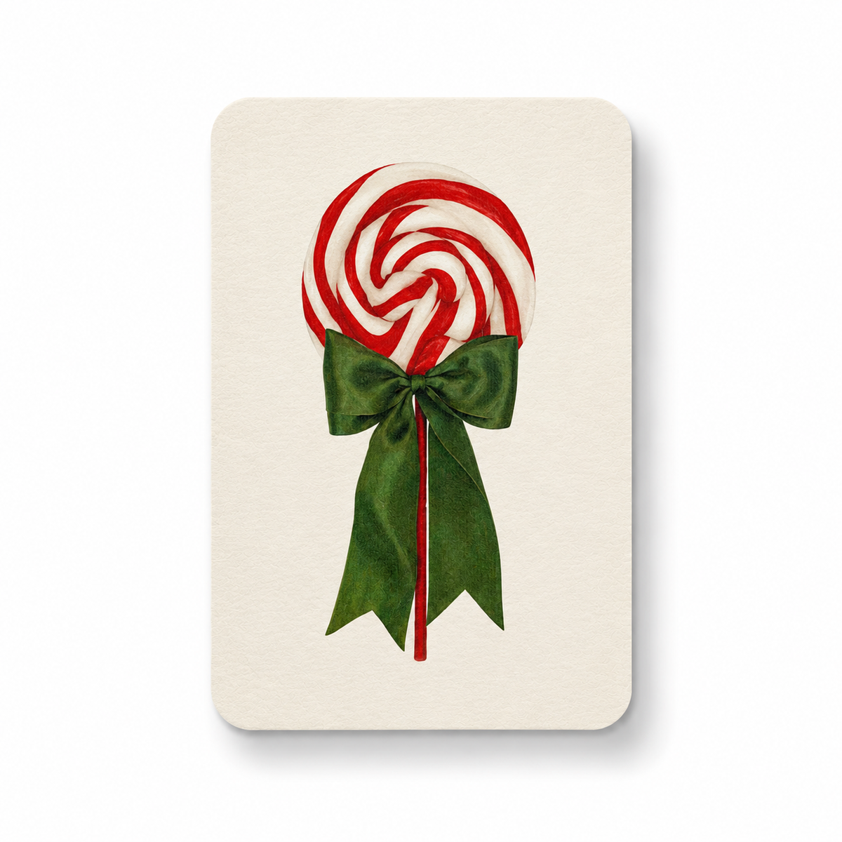 Image of Peppermint Cream Lolly Greeting Card from Canonbury Press