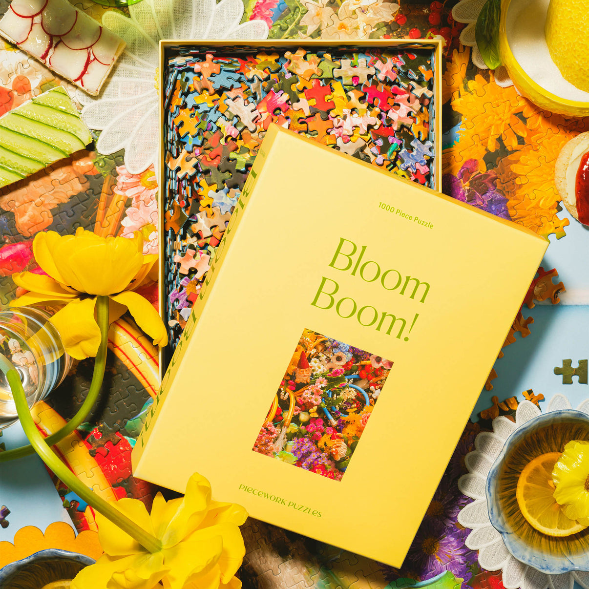 Bloom-Bloom Piecework Puzzle