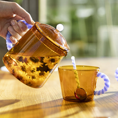 Amber Duet Teapot