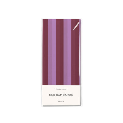 Purple Striped Tissue Paper