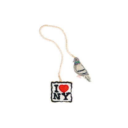 I Love NY Bag Charm