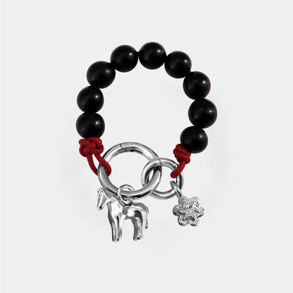 Lunar Horse Beaded Bag Loop