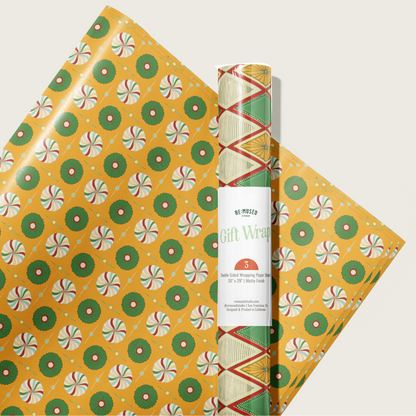 Harlequin Double Sided Gift Wrap