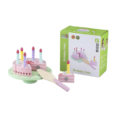 Wooden Birthday Cake Toy