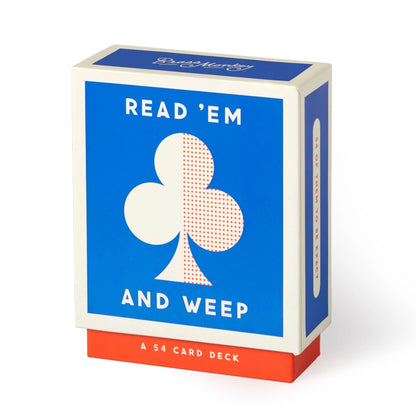 Read Em' and Weep Playing Cards