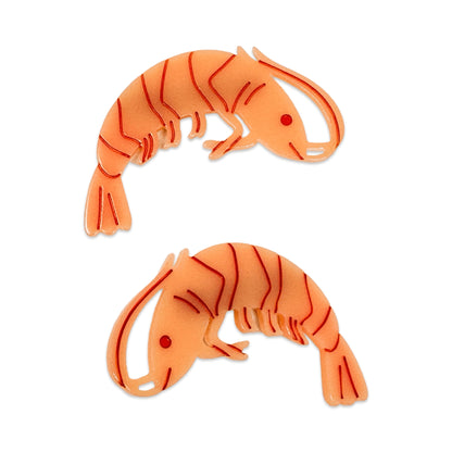 Shrimp Hair Clip Set