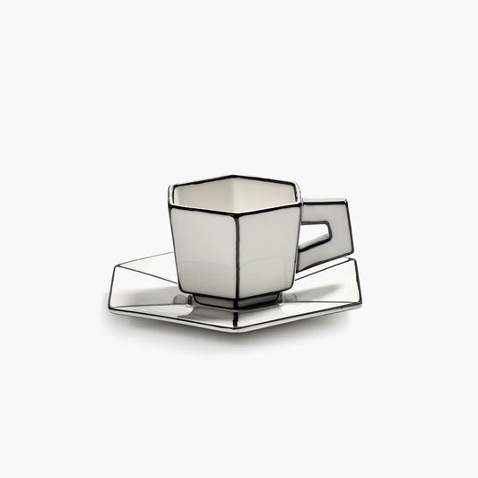 Carte Blanche Espresso Cup with Saucer