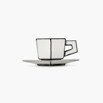 Carte Blanche Espresso Cup with Saucer