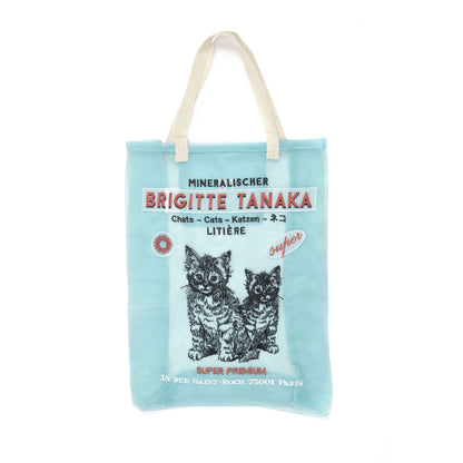 Organza Embroidered Cat Tote