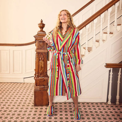Butterfly Stripe Bathrobe