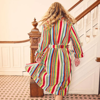 Butterfly Stripe Bathrobe