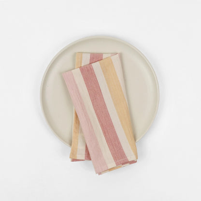 Handwoven Stripe Cotton Napkin Set