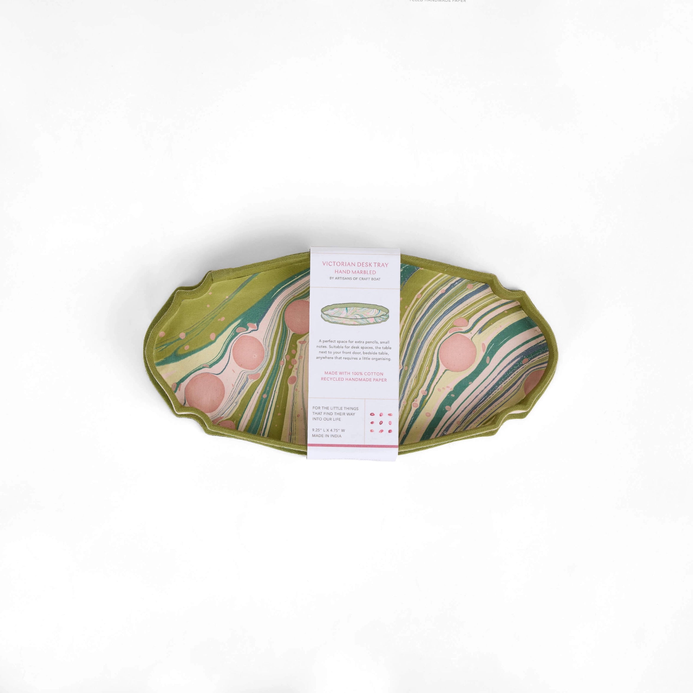 Marbled Victorian Desk Tray - Thumbnail 2