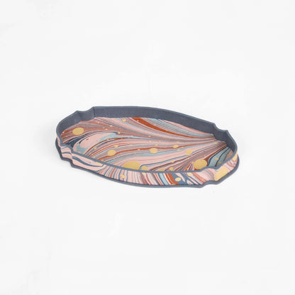Marbled Victorian Desk Tray