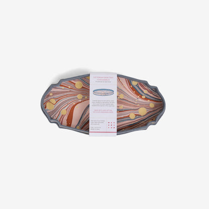 Marbled Victorian Desk Tray