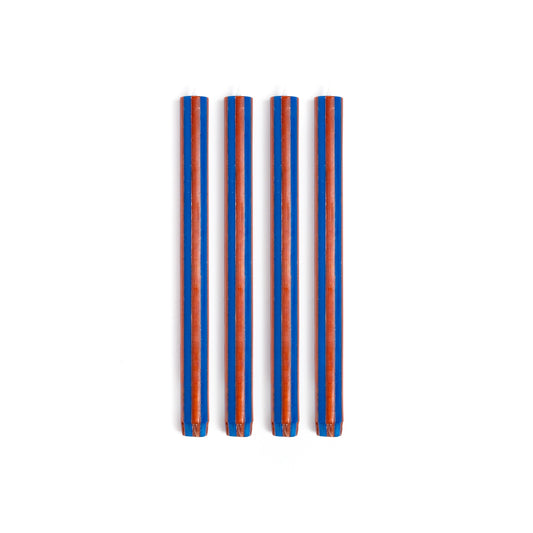 Striped Dinner Candles