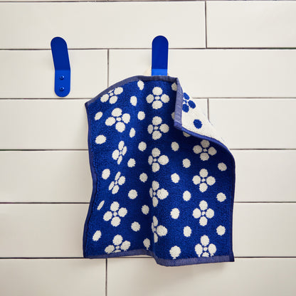 Navy Lisa Washcloth