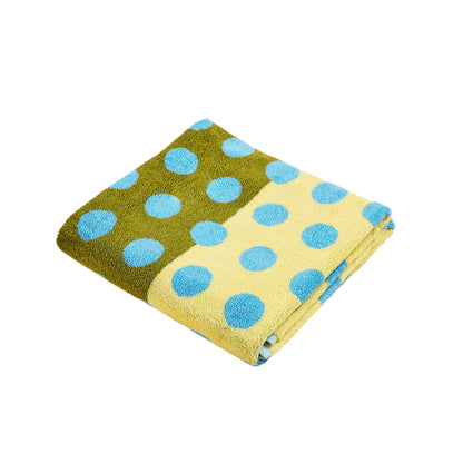 Blue Dot Bath Towel