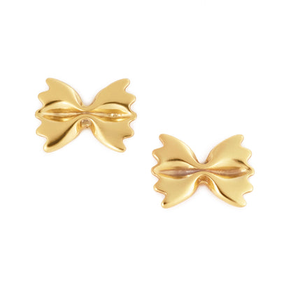 Gold Farfalle Studs