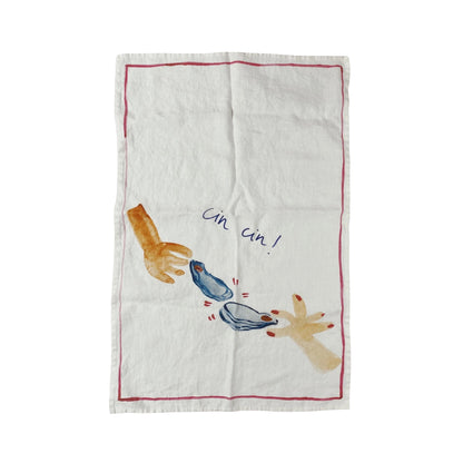 Cin Cin! Tea Towel