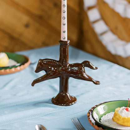 Dala Horse Candlestick Holder