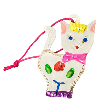 Tin Cat Ornament