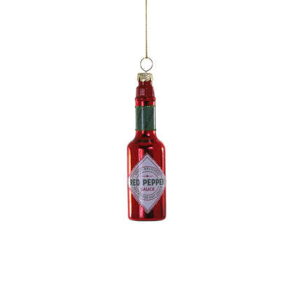 Hot Sauce Glass Ornament