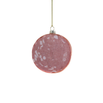 Mortadella Glass Ornament