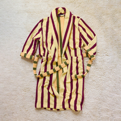 Gingko Stripe Bathrobe