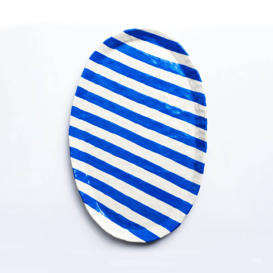 Striped Showpiece Platter