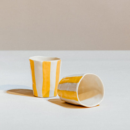 Bold-Stripe Wine Cup, Goldenrod
