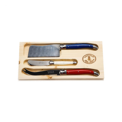 Cheese Knives in Red, White + Blue