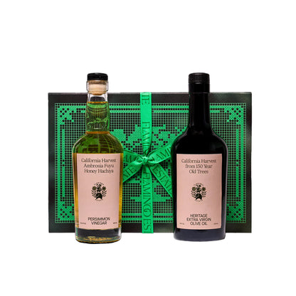 Olive Oil and Fuyu Persimmon Vinegar Duo