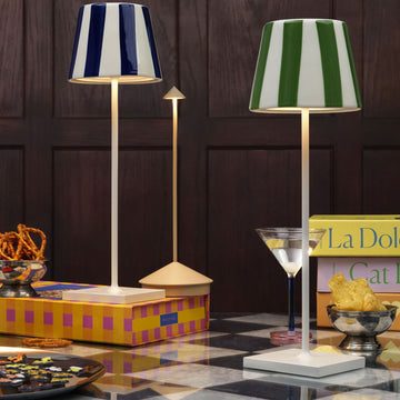 Striped Puzzle/Table Lamp – Piecework Puzzles