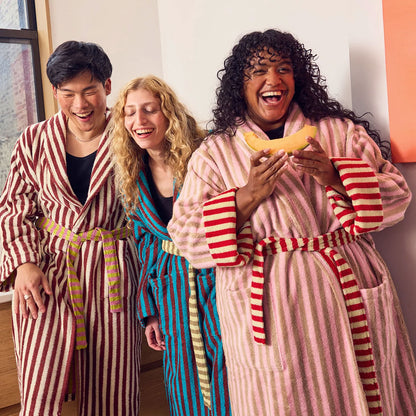 Ladybug Stripe Bathrobe