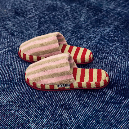 Ladybug Stripe Slippers