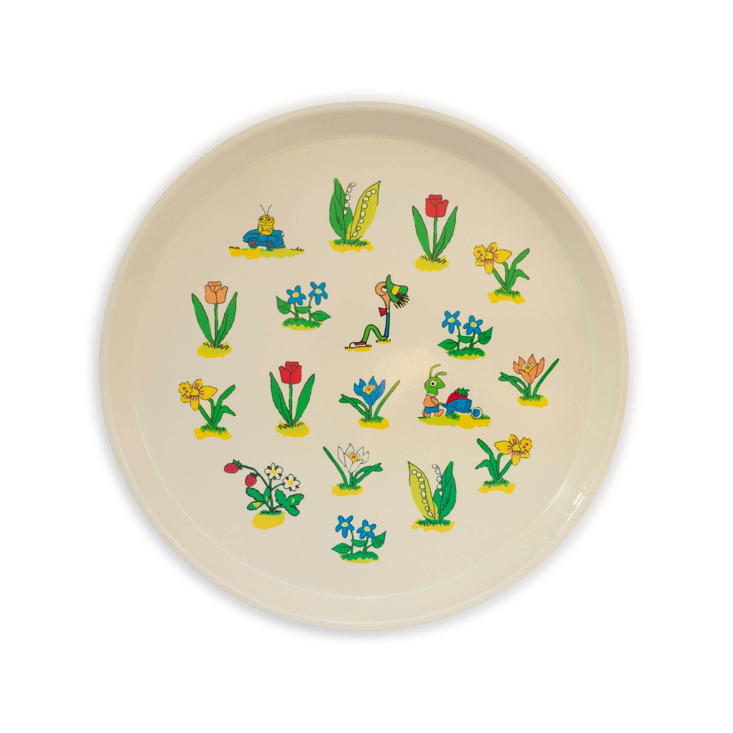 Richard Scarry Floral Tray